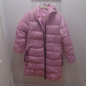 Pink winter coat
